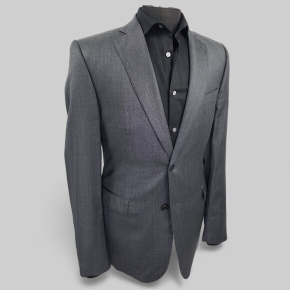 Saks Fifth Avenue Black Label Slim Fit Ermenegildo Zegna Cloth Blazer 40R - Picture 3 of 16